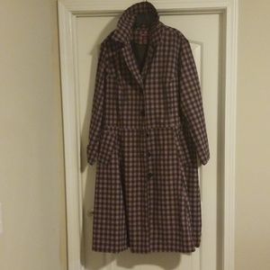 NWOT Checkered Look Jacket with Pockets